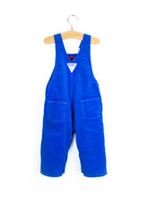 Load image into Gallery viewer, Osh Kosh Cobalt Cord Dungarees - Age 18 months
