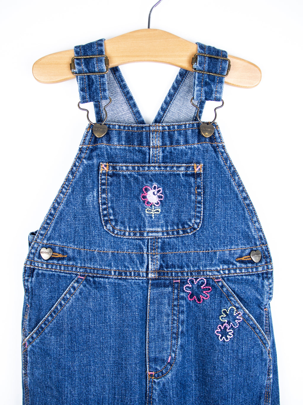 Carhartt Denim Flower Dungarees - Age 3T