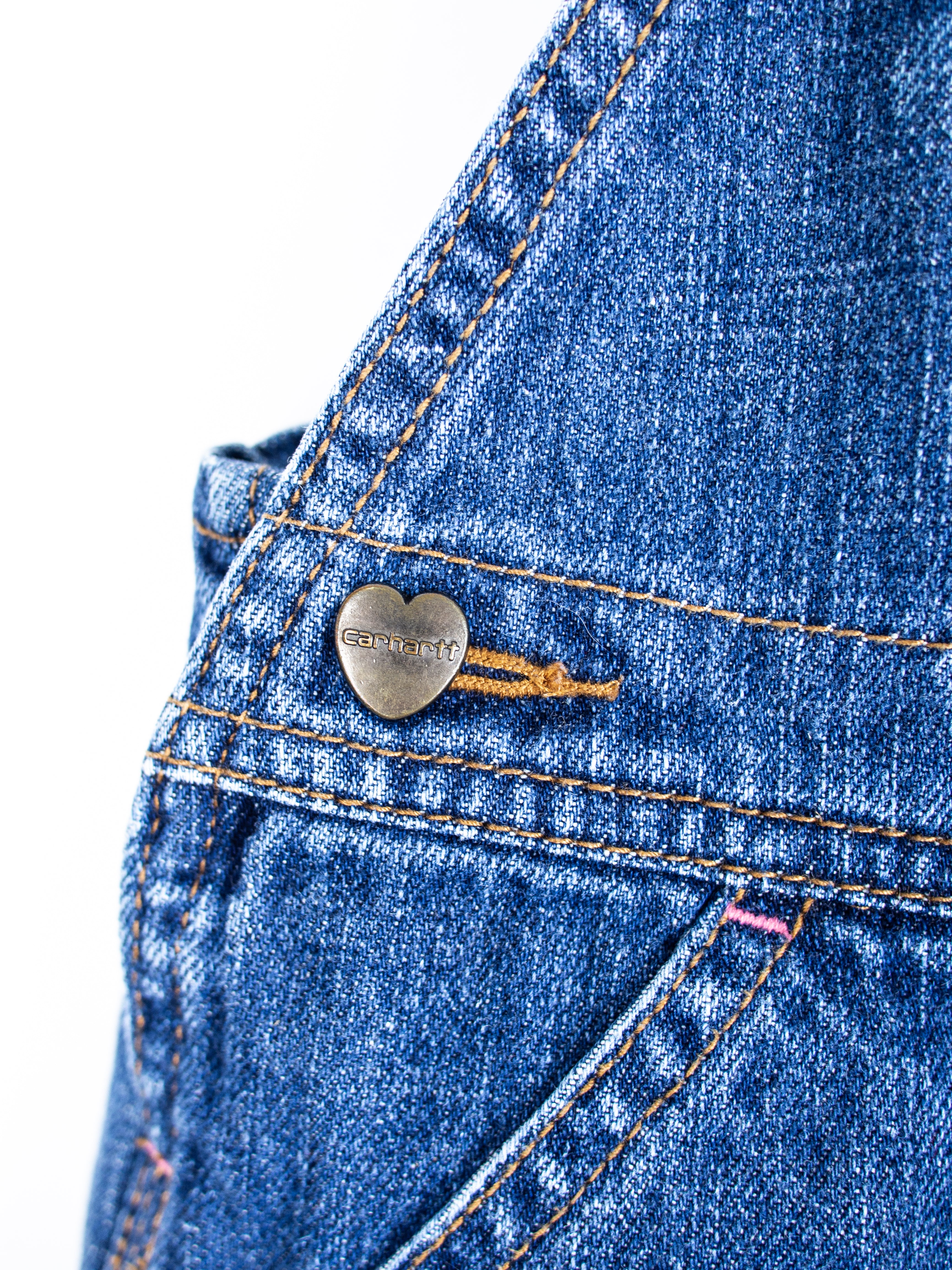 Carhartt Denim Flower Dungarees - Age 3T