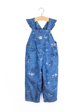 Load image into Gallery viewer, Carhartt Woodland Floral Frill Dungarees - Age 2T
