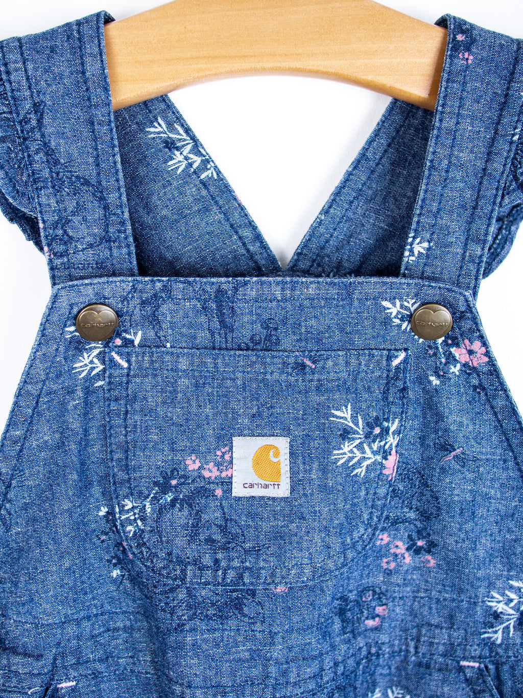 Carhartt Woodland Floral Frill Dungarees