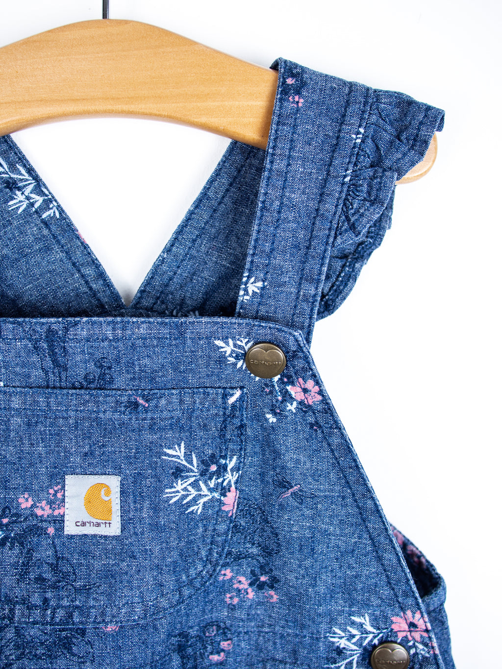 Carhartt Woodland Floral Frill Dungarees