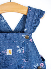 Load image into Gallery viewer, Carhartt Woodland Floral Frill Dungarees - Age 2T
