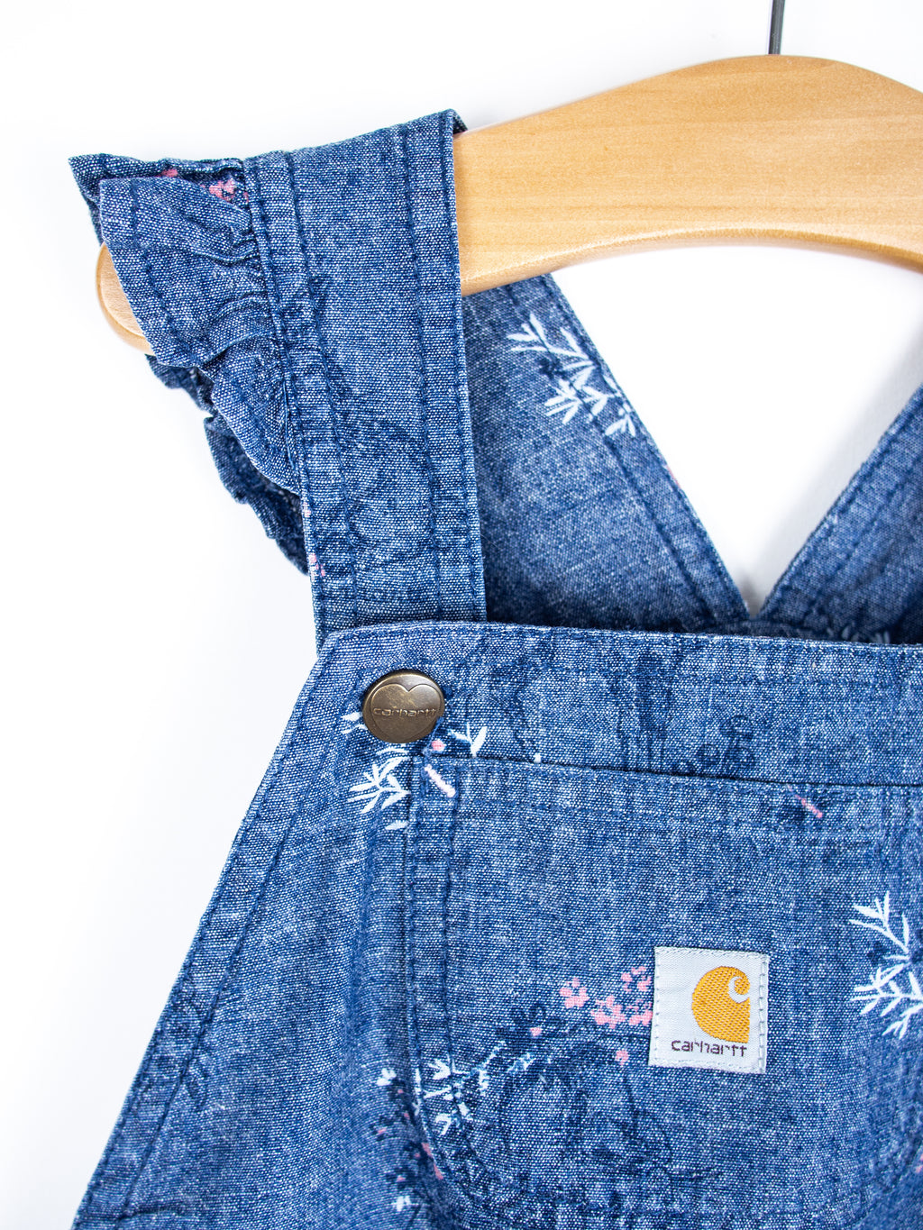 Carhartt Woodland Floral Frill Dungarees