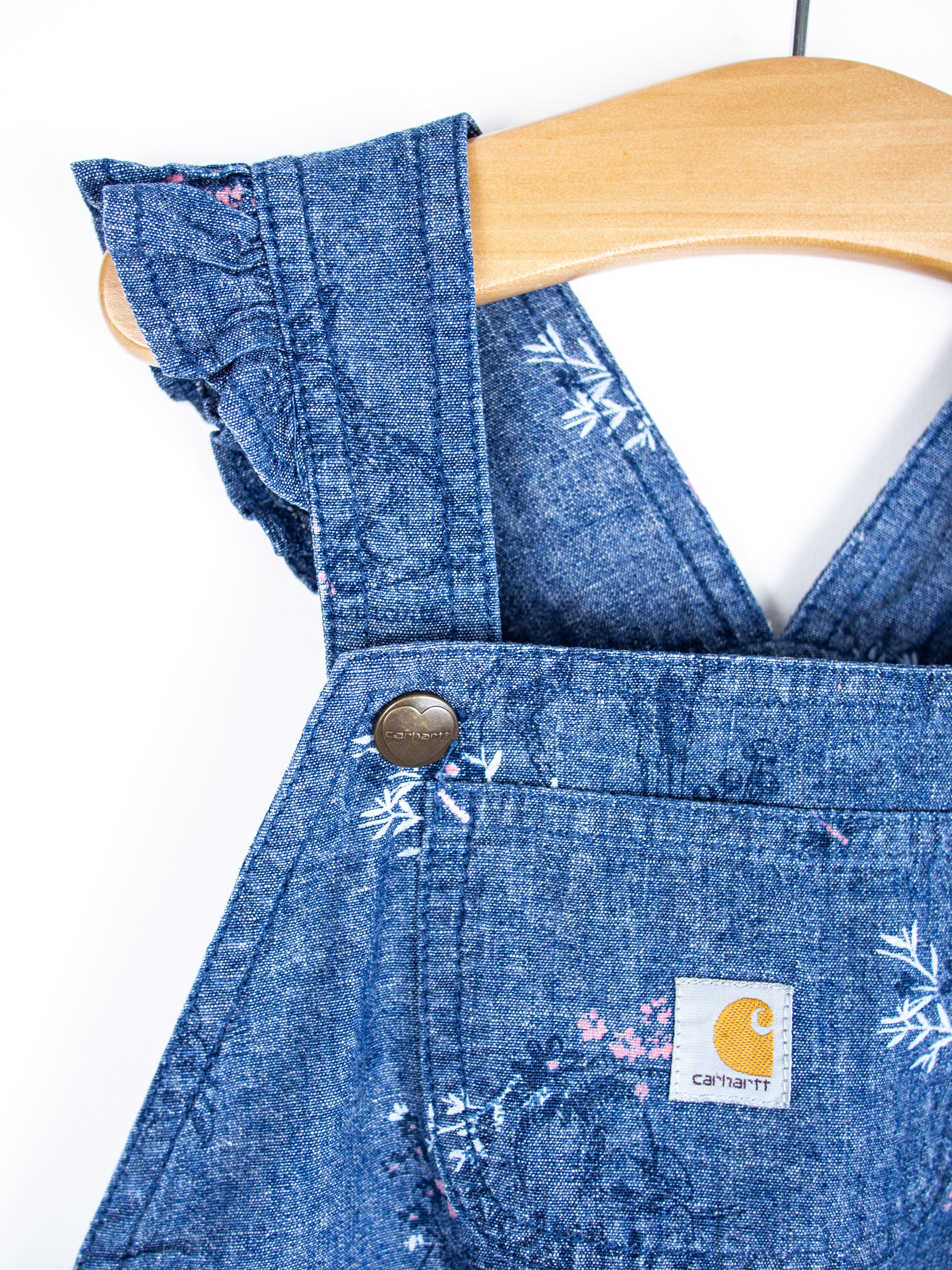 Carhartt Woodland Floral Frill Dungarees
