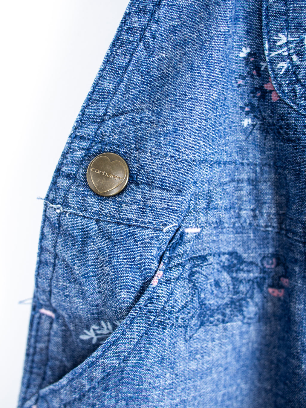 Carhartt Woodland Floral Frill Dungarees