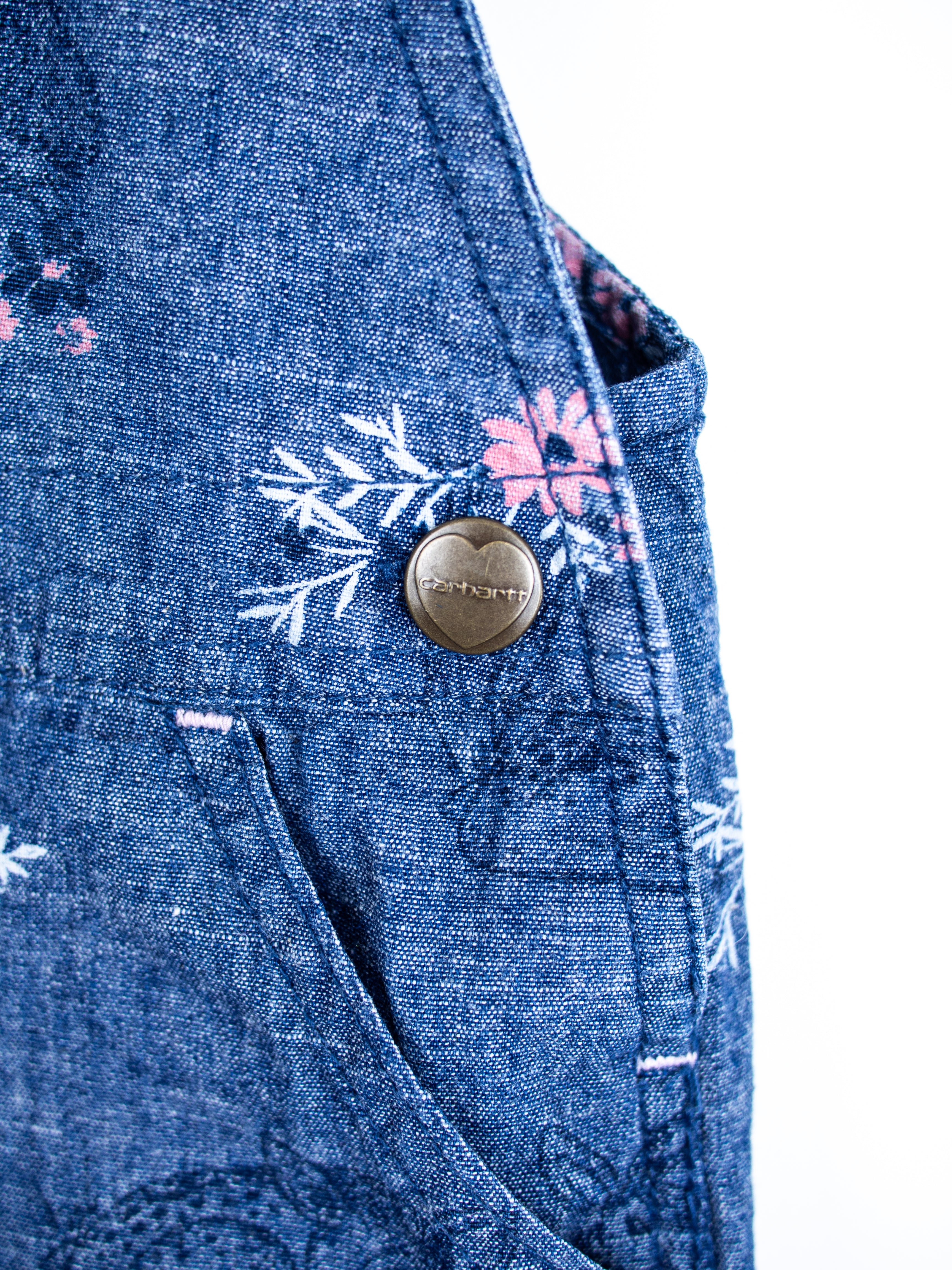 Carhartt Woodland Floral Frill Dungarees