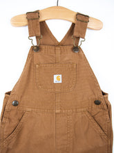 Load image into Gallery viewer, Carhartt Brown Dungaree Shorties - Age 2T
