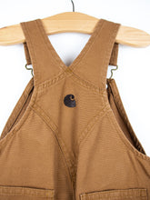 Load image into Gallery viewer, Carhartt Brown Dungaree Shorties - Age 2T
