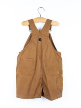 Load image into Gallery viewer, Carhartt Brown Dungaree Shorties - Age 2T
