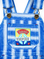 Vintage Stripe Dungaree Shorties - Age 2T - READ DESCRIPTION