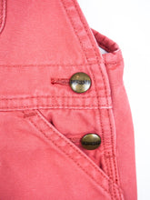 Load image into Gallery viewer, Carhartt Rare Coral Denim Dungaree Dress - Age 18 months
