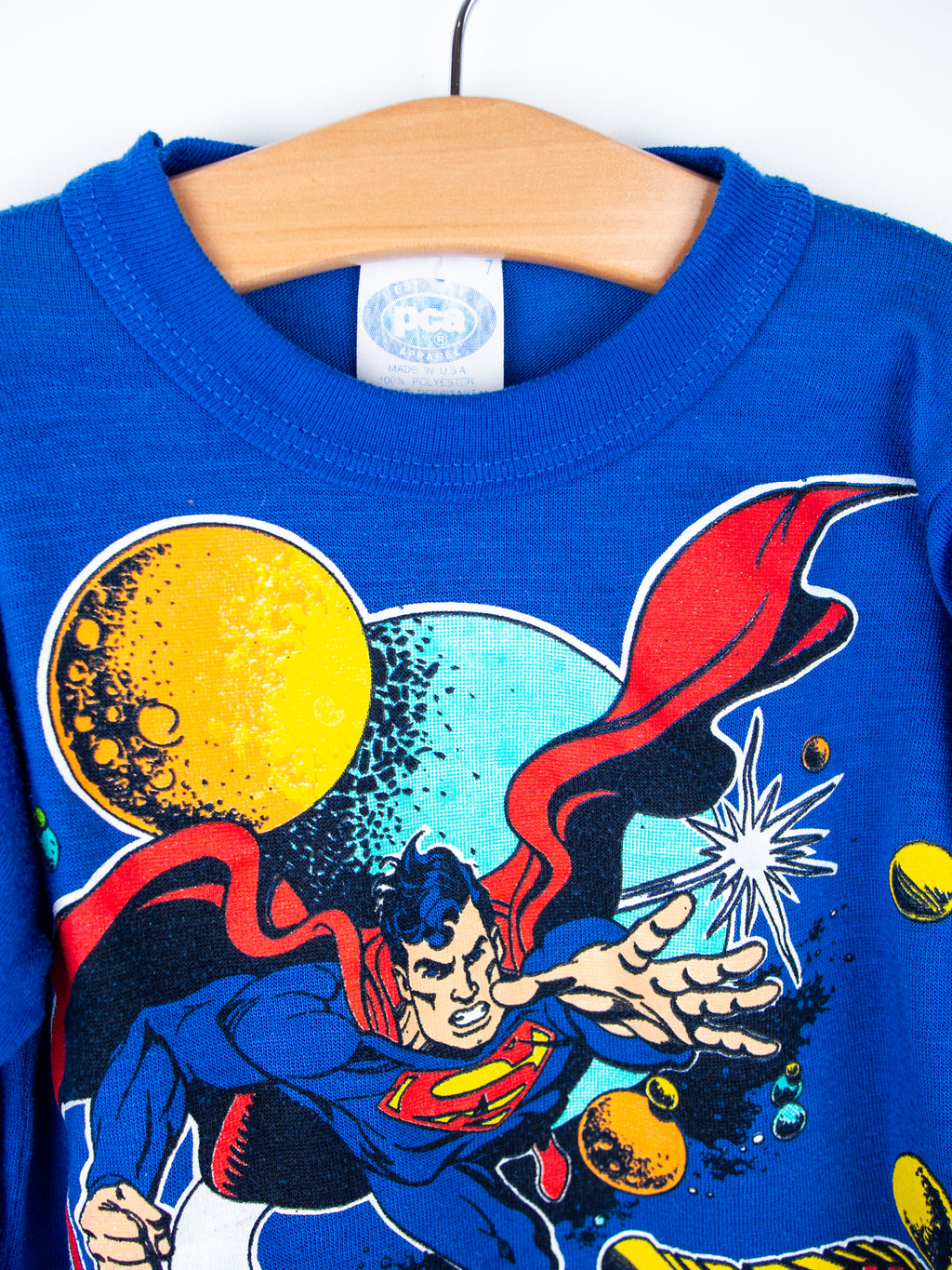 Vintage Superman Long Sleeve T-Shirt - Age 4 years