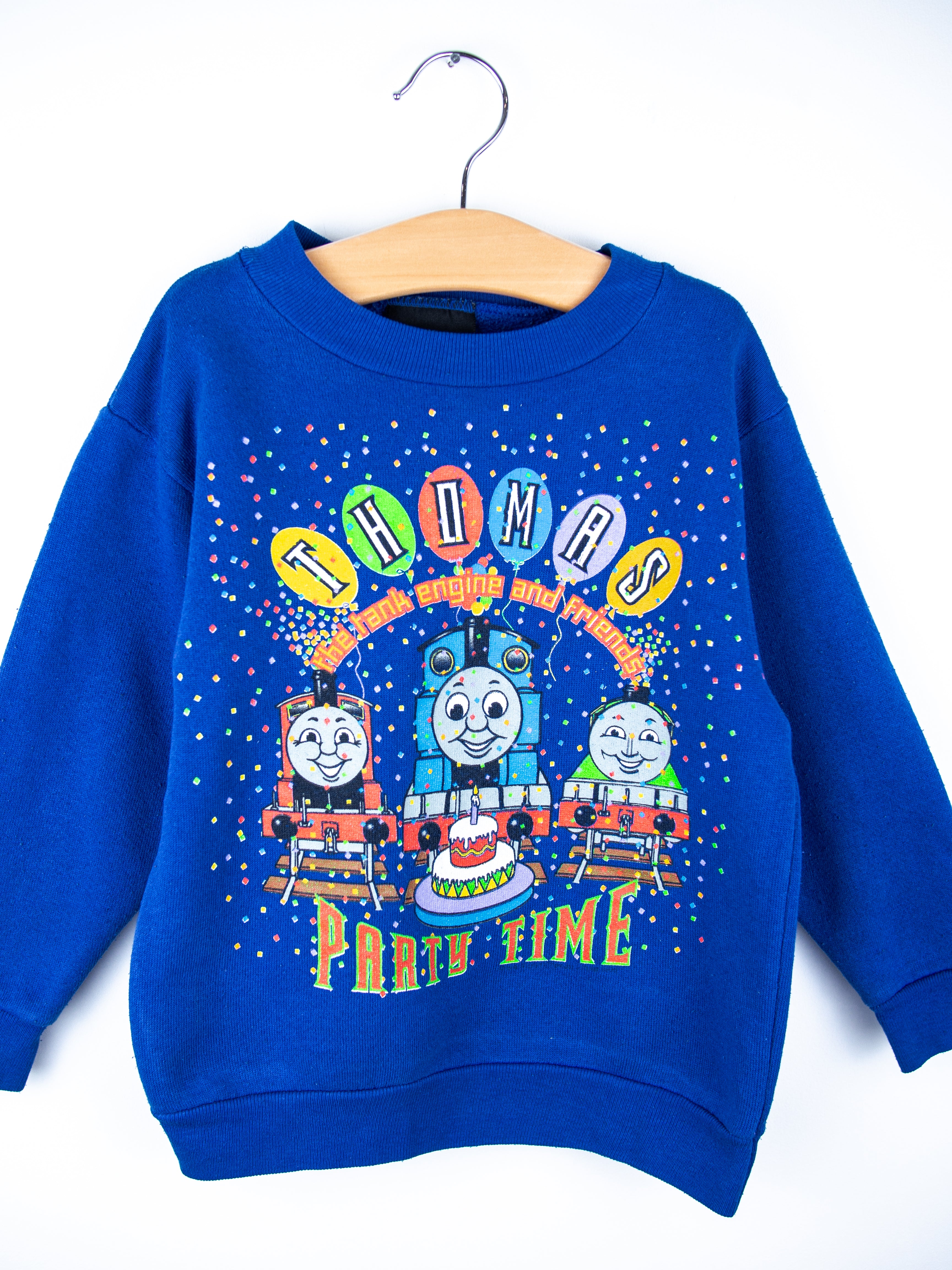 Vintage Thomas The Tank Engine 'Party Time' Sweatshirt - Age 4 years