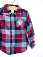 Carhartt Check Flannel Shirt - Age 24 months