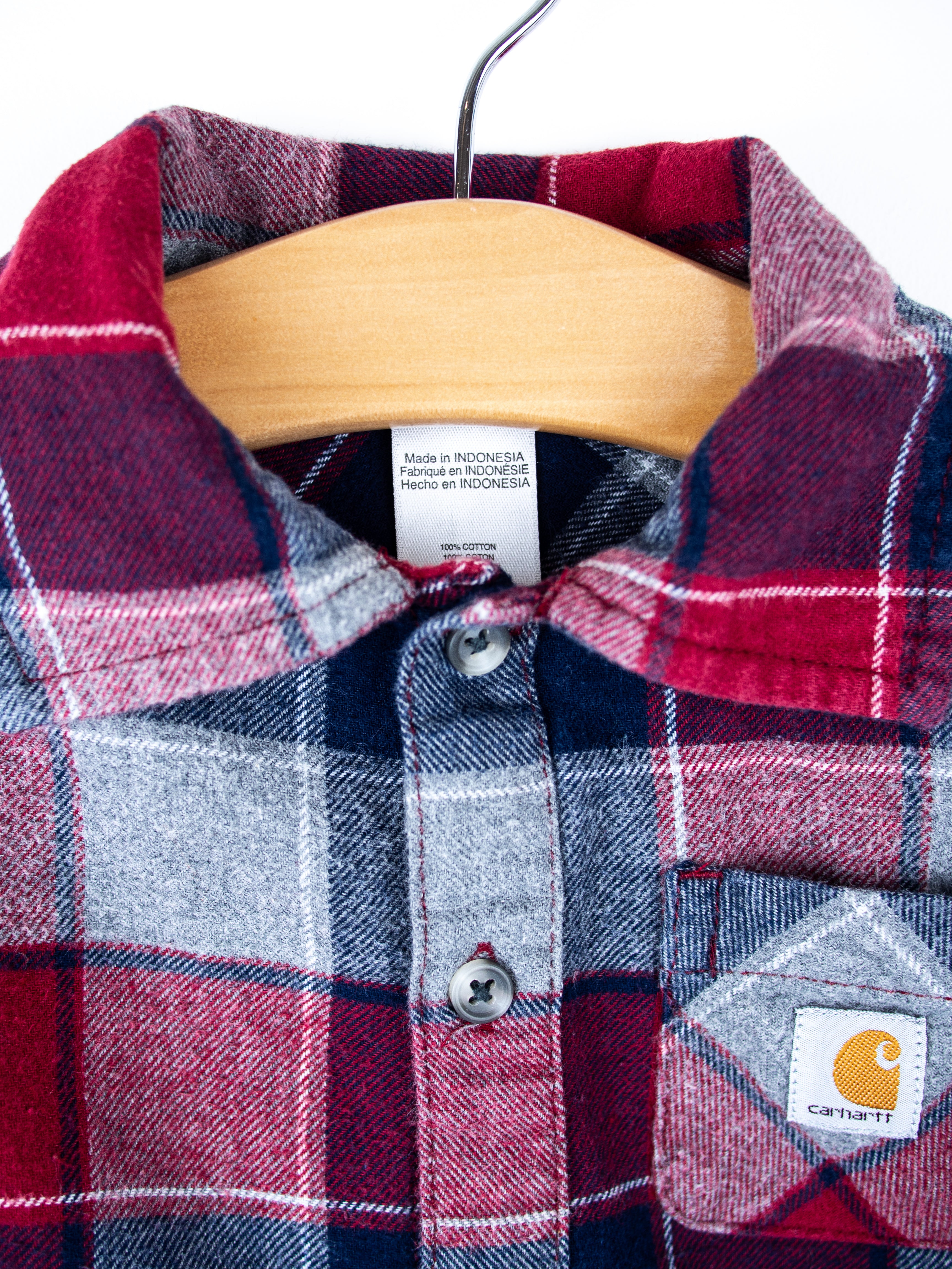 Carhartt Check Flannel Shirt - Age 24 months