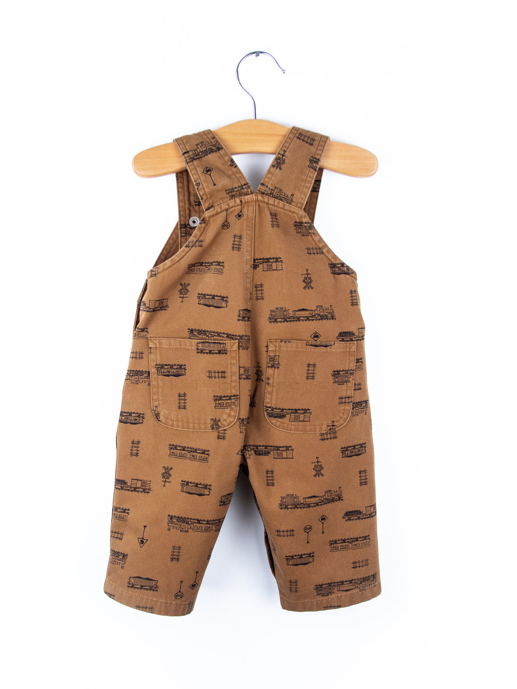 Carhartt Rare Train Print Dungarees - Age 3 months