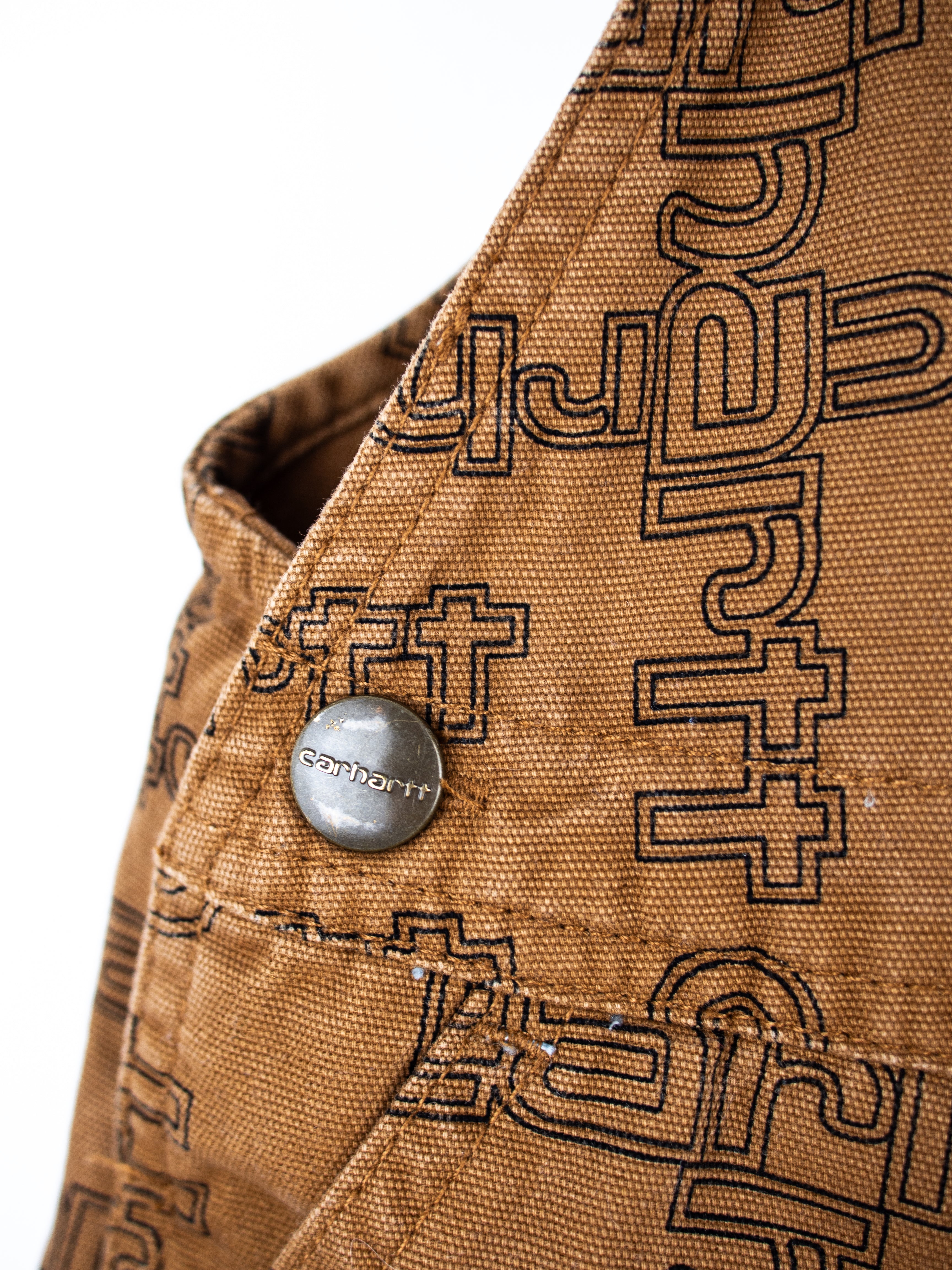 Carhartt Rare Logo Text Dungaree Shorties - Age 18 months