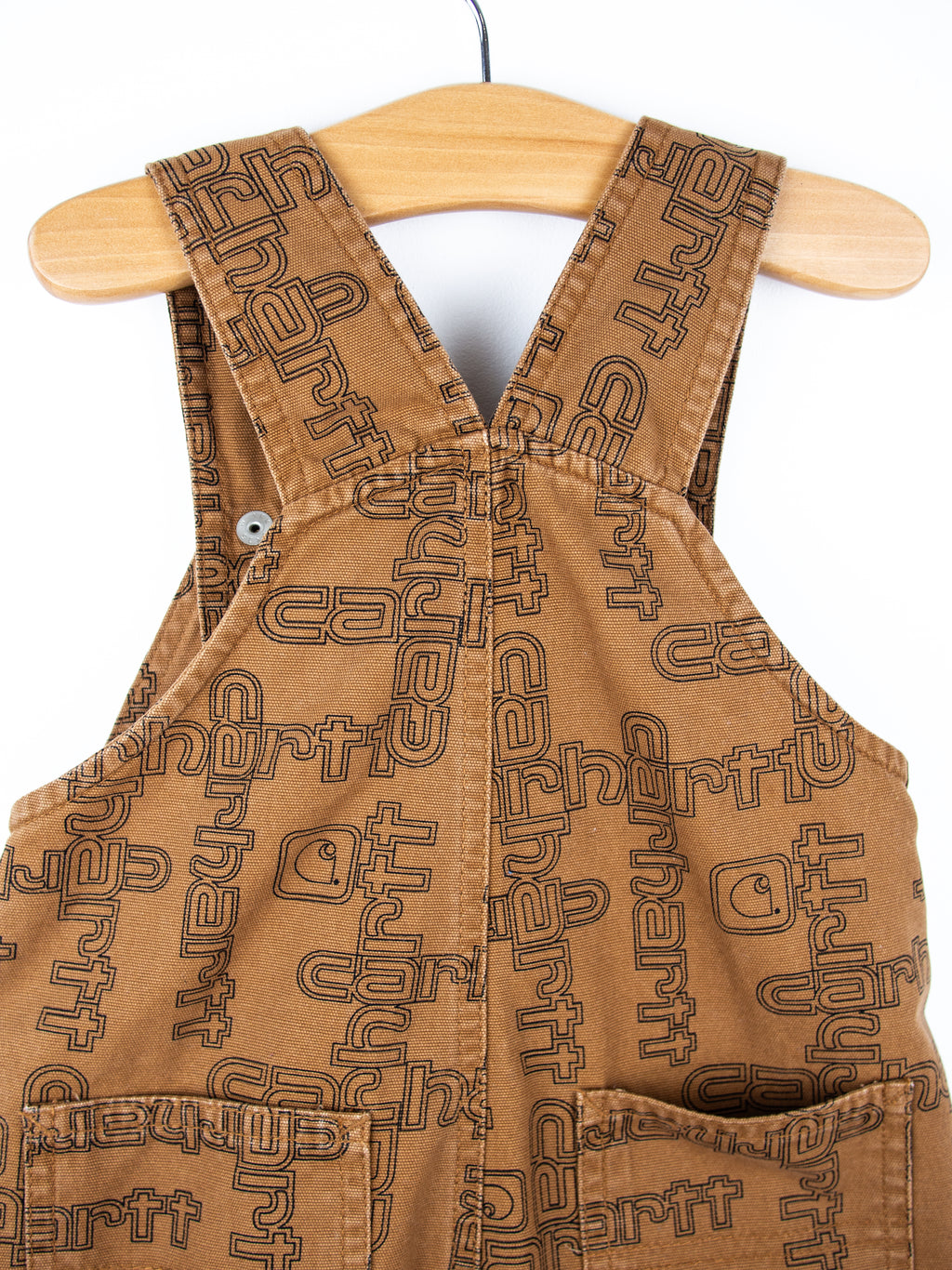 Carhartt Rare Logo Text Dungaree Shorties - Age 18 months