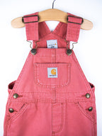 Carhartt Rare Coral Denim Dungaree Dress - Age 24 months