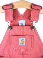 Carhartt Rare Coral Denim Dungaree Dress - Age 24 months