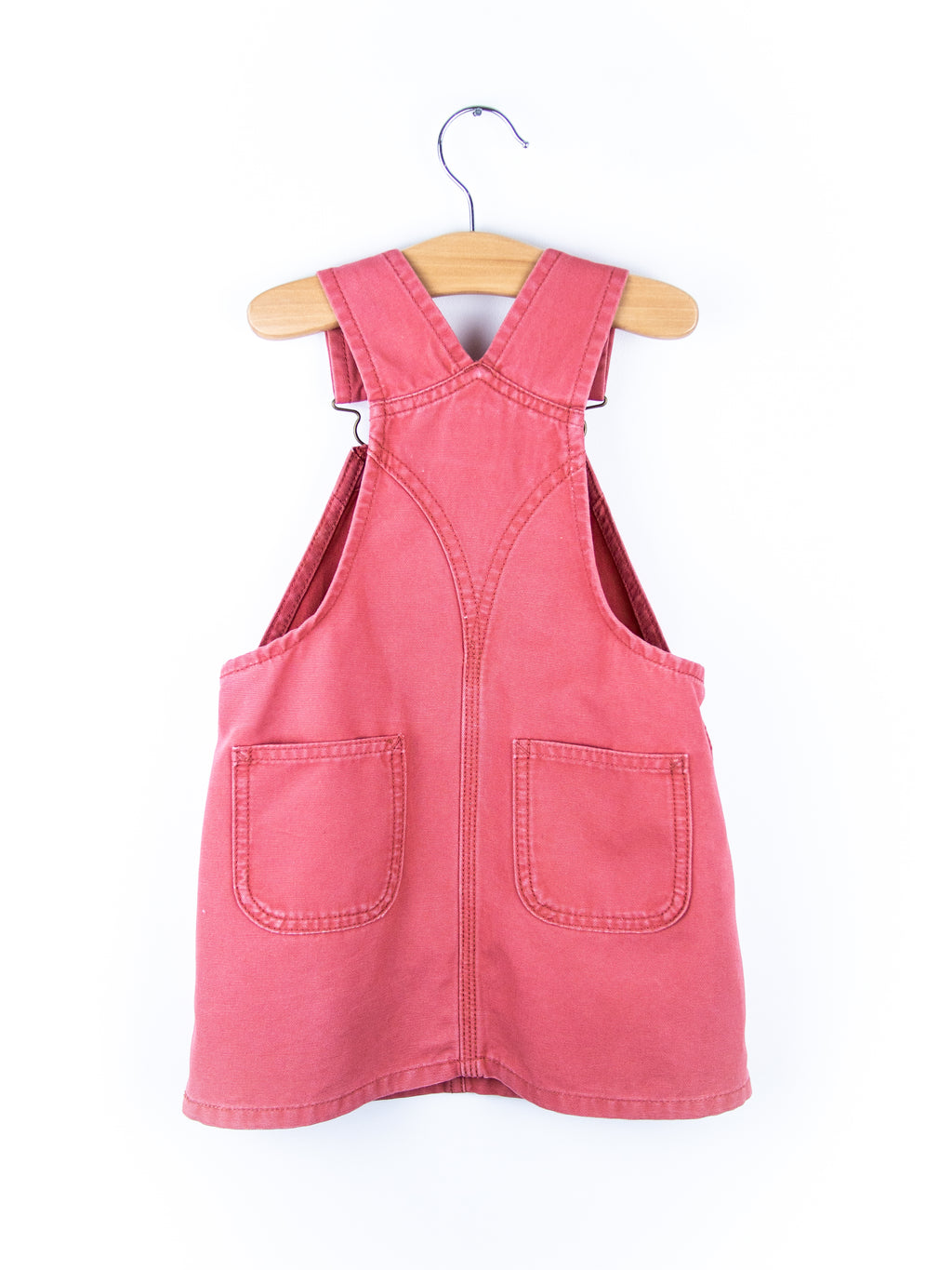 Carhartt Rare Coral Denim Dungaree Dress - Age 24 months