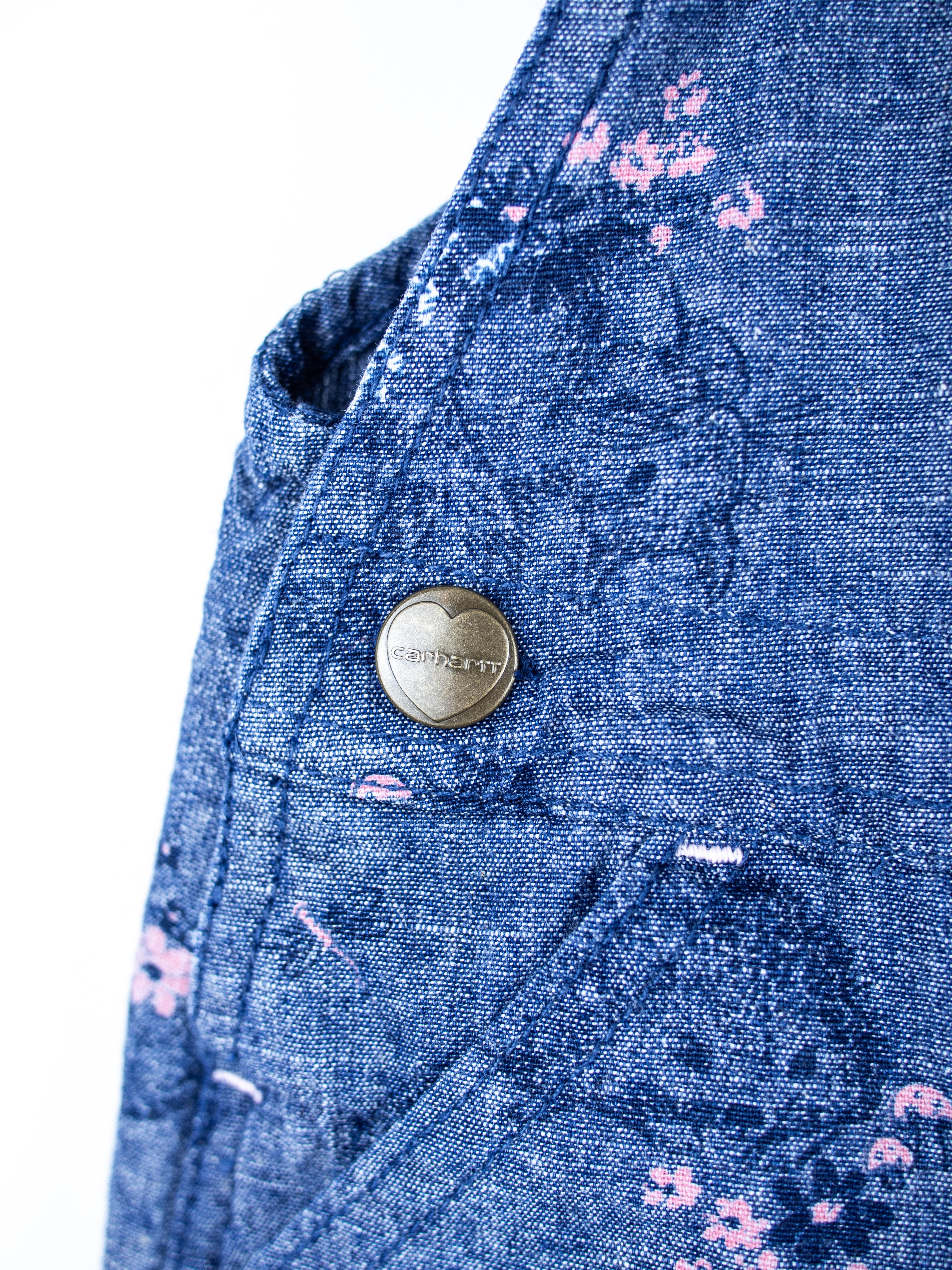 Carhartt Woodland Floral Frill Dungarees - Age 6 months