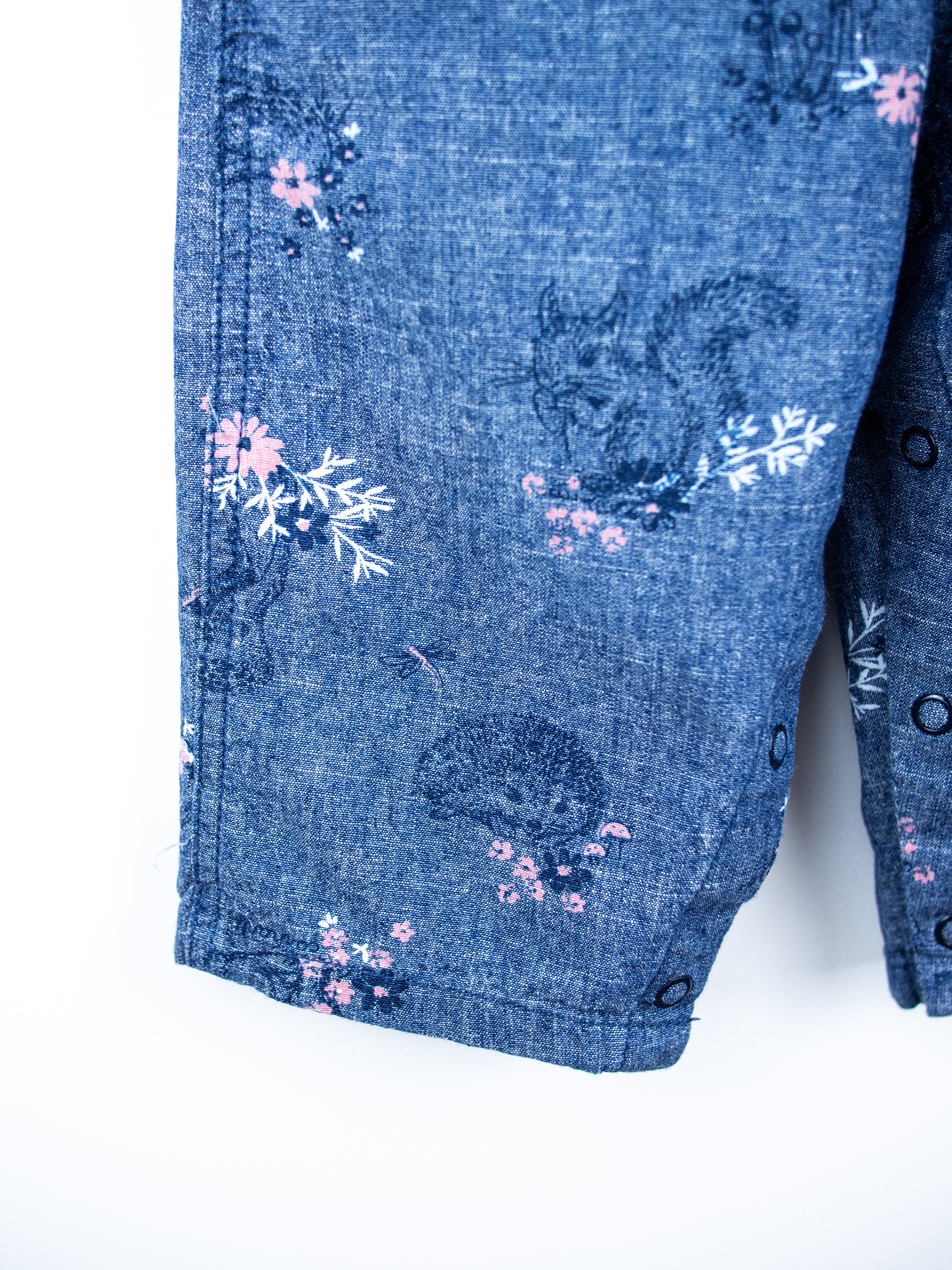 Carhartt Woodland Floral Frill Dungarees - Age 6 months