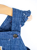 Carhartt Woodland Floral Frill Dungarees - Age 6 months
