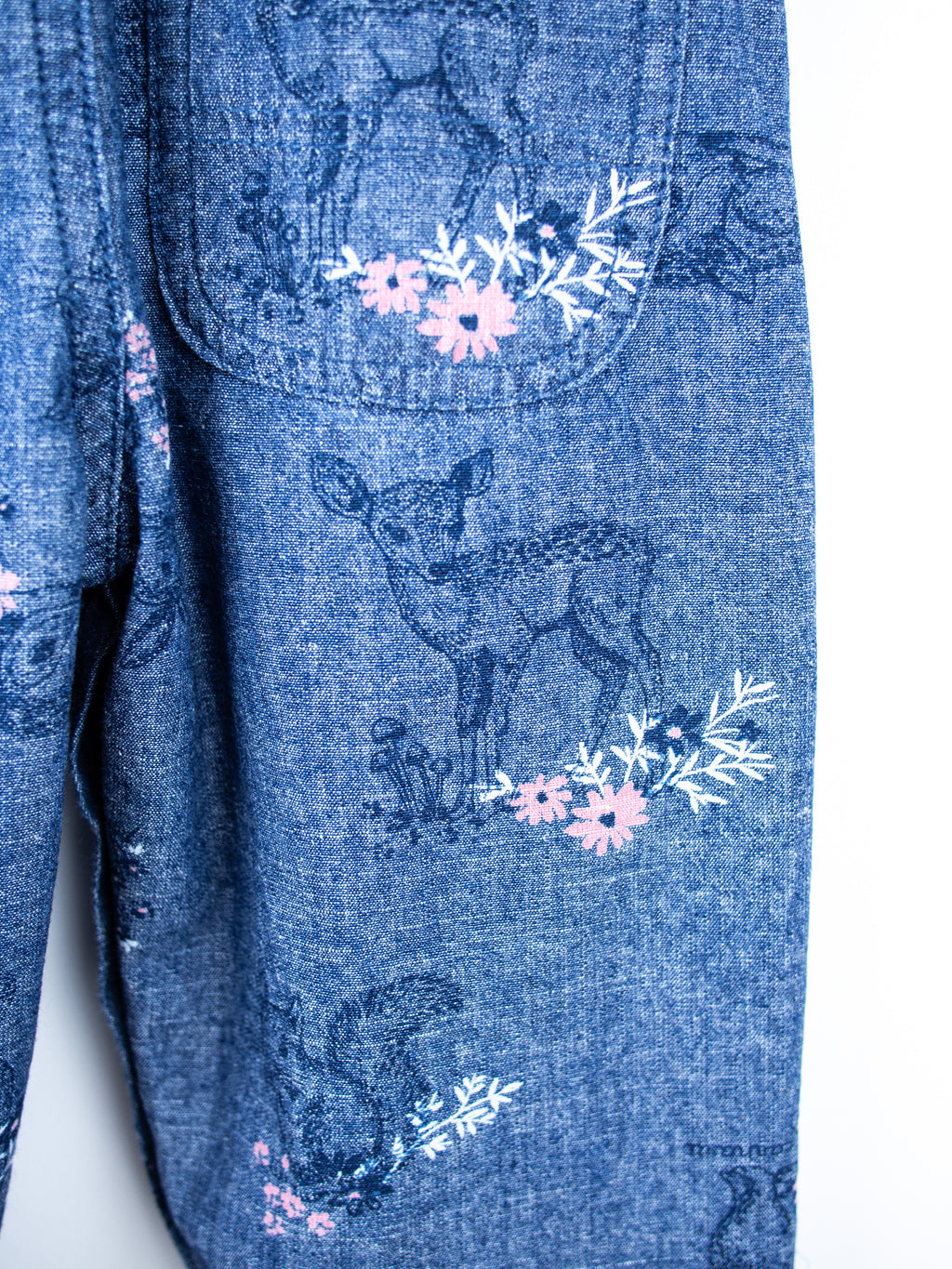 Carhartt Woodland Floral Frill Dungarees - Age 6 months