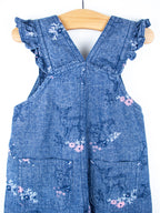 Carhartt Woodland Floral Frill Dungarees - Age 6 months