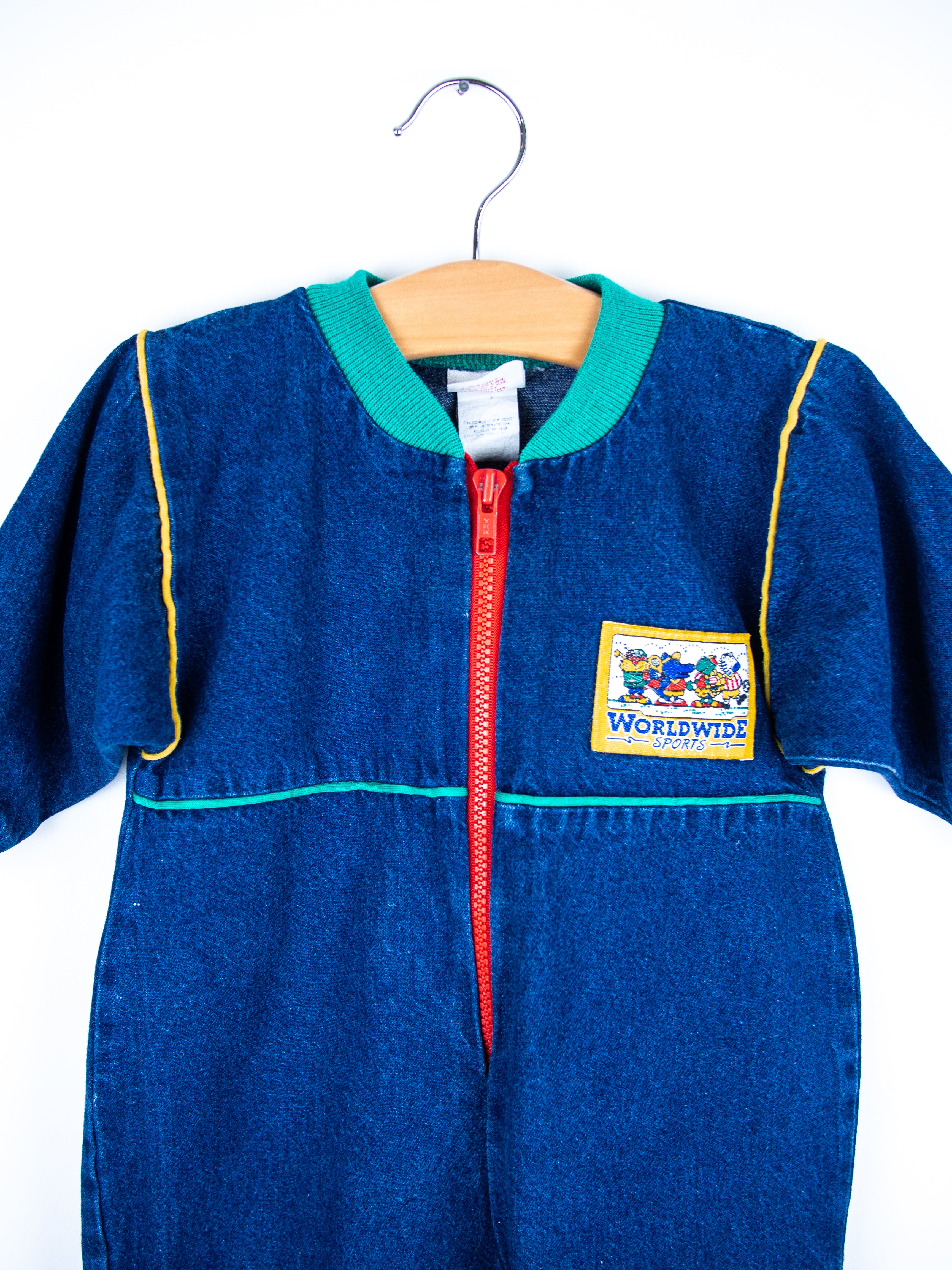 Vintage Denim Boiler Suit - Age 12 months