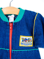 Vintage Denim Boiler Suit - Age 12 months