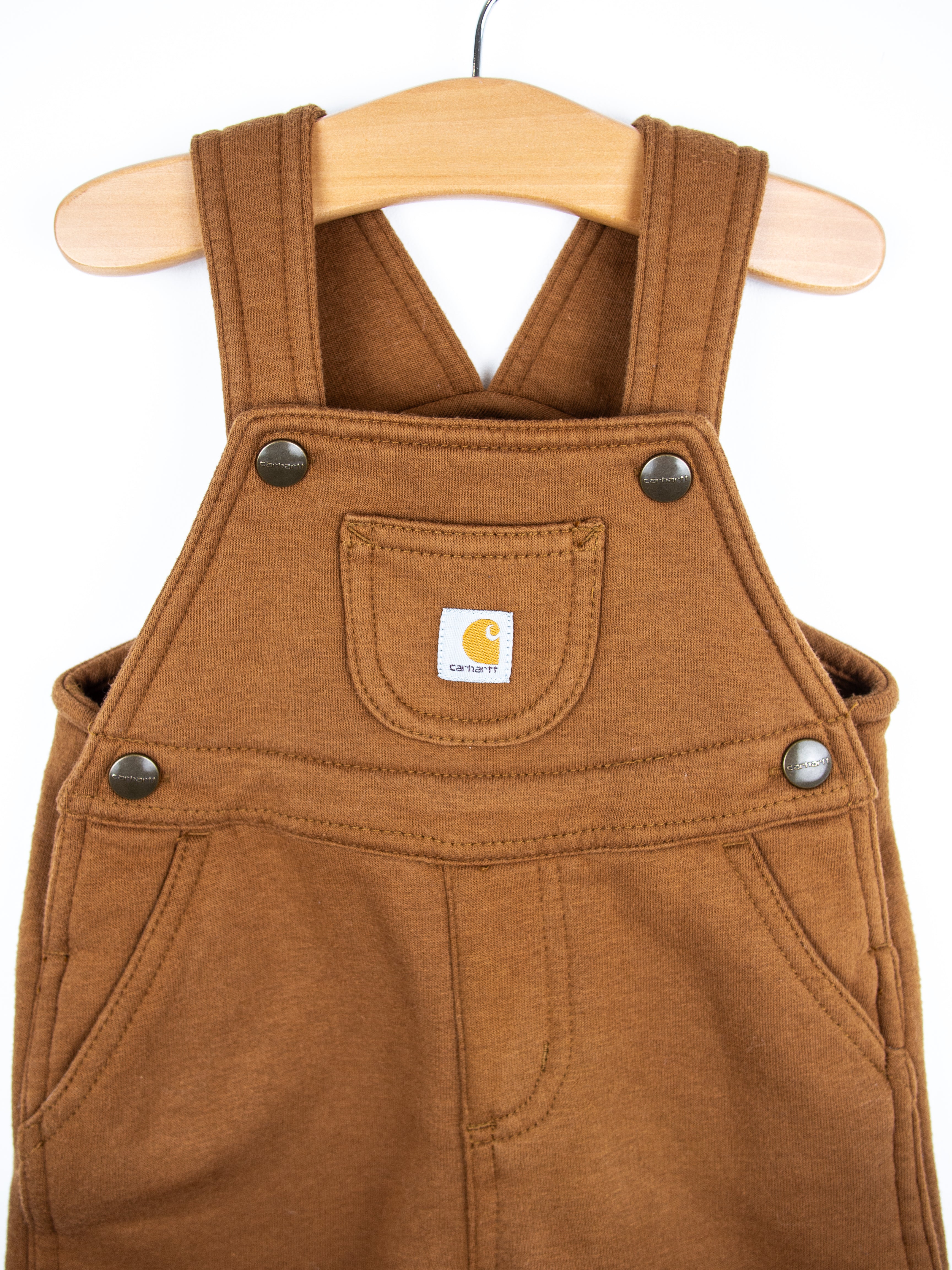 Carhartt Brown Jersey Dungarees