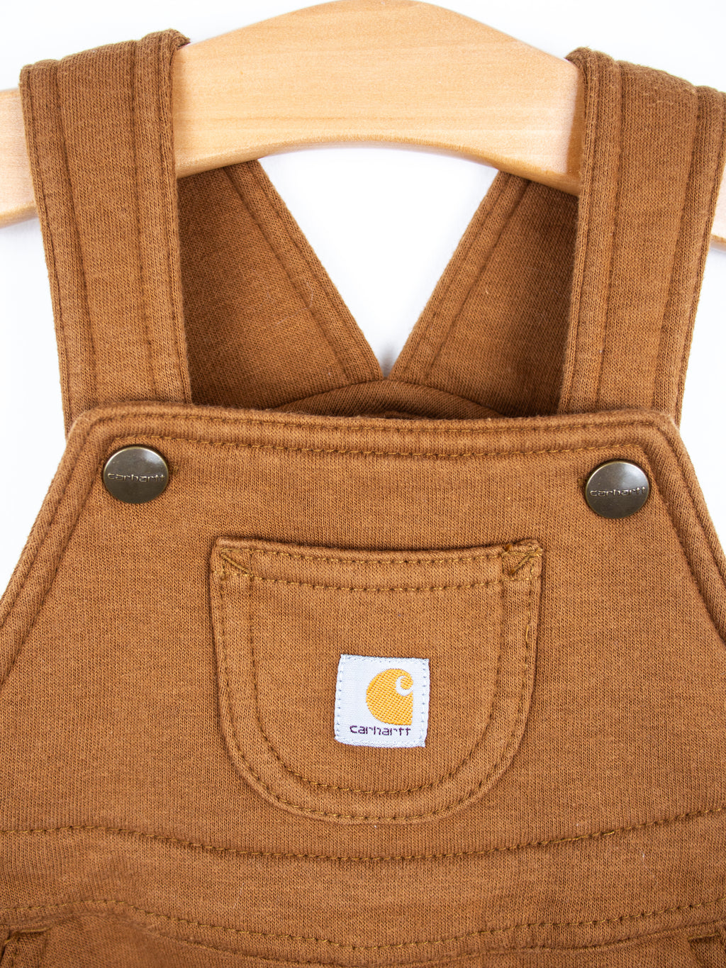 Carhartt Brown Jersey Dungarees