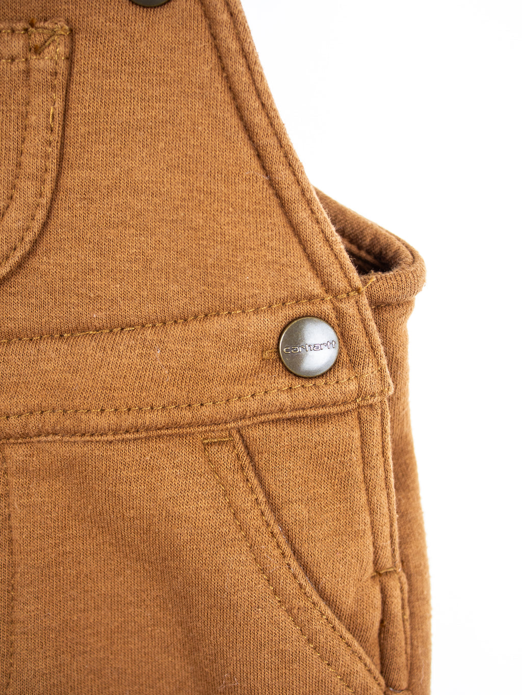 Carhartt Brown Jersey Dungarees