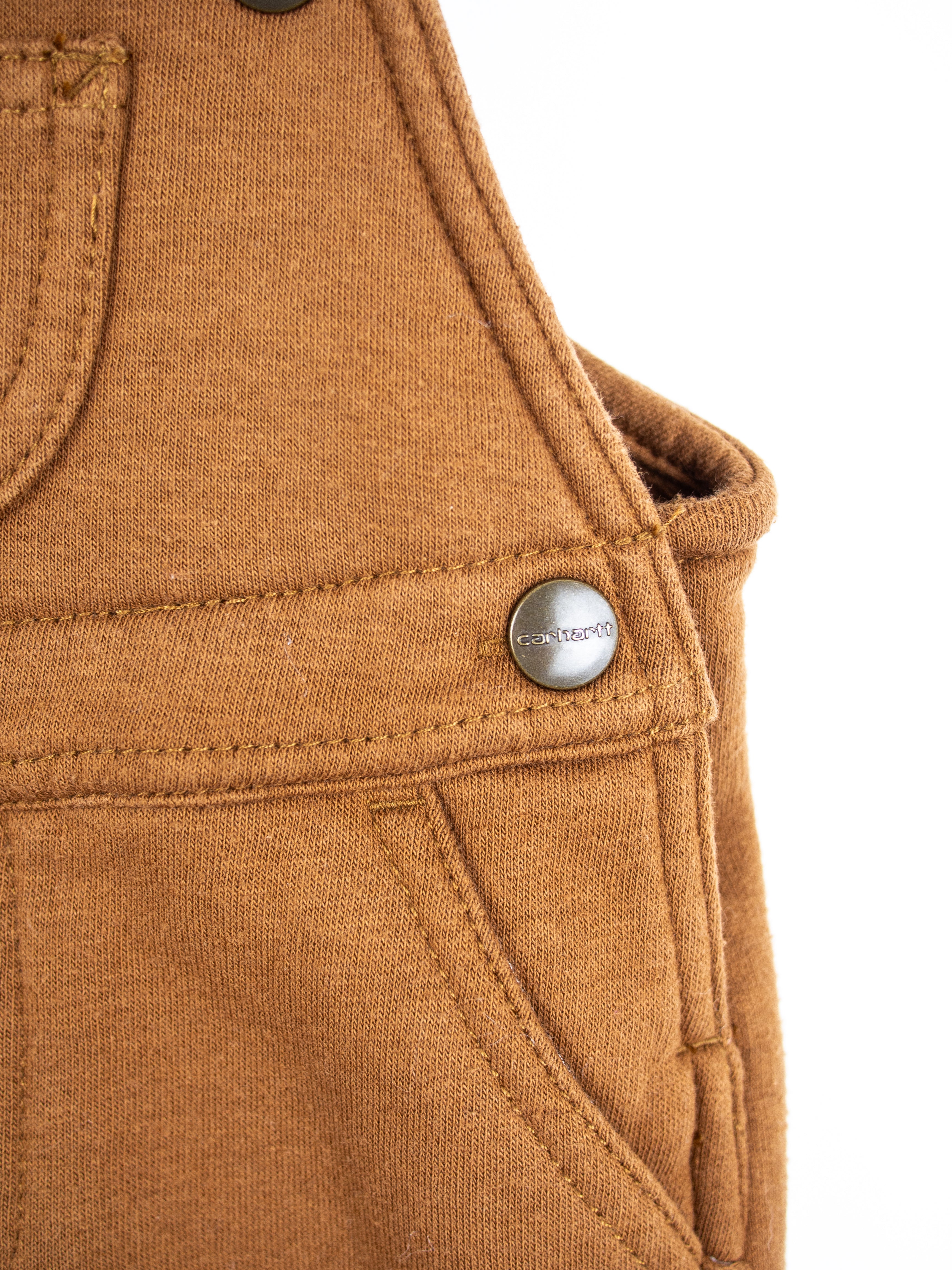 Carhartt Brown Jersey Dungarees