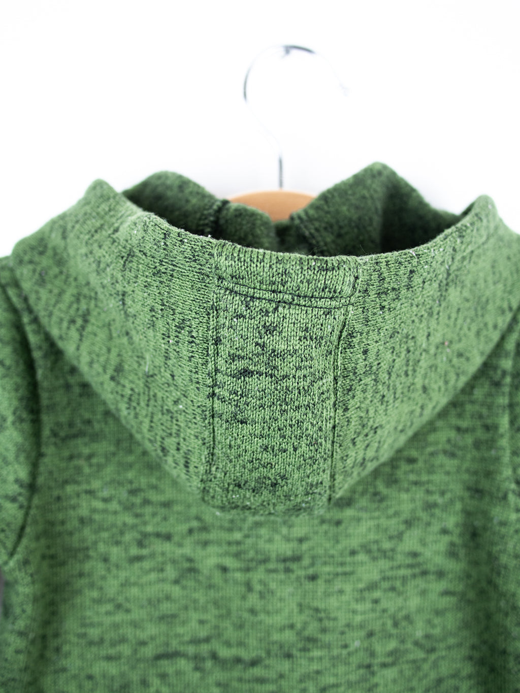 Carhartt`Forest Green Marl Knit Snowsuit - Age 9-12 months