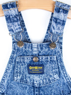 Osh Kosh Vintage Acid Wash Denim Dungarees - Age 3T