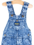 Osh Kosh Vintage Acid Wash Denim Dungarees - Age 3T