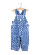 Carhartt Rare Block Print Chambray Dungarees - Age 18 months