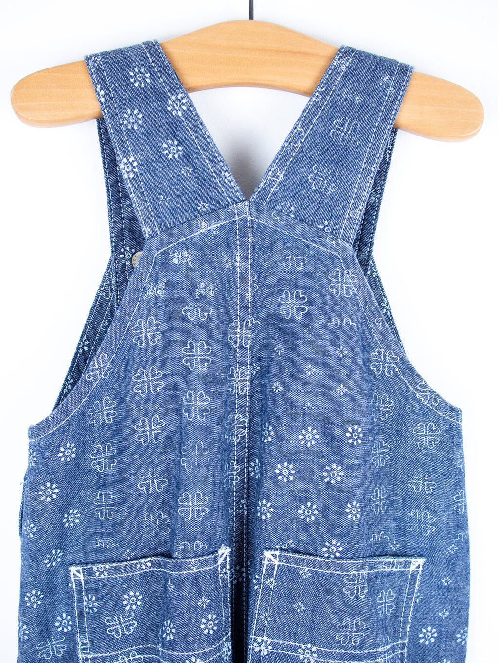 Carhartt Rare Block Print Chambray Dungarees - Age 18 months
