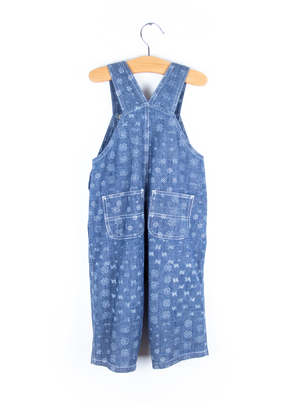 Carhartt Rare Block Print Chambray Dungarees - Age 18 months