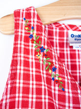 Load image into Gallery viewer, Osh Kosh Red Gingham Wrap Dress - Age 3T

