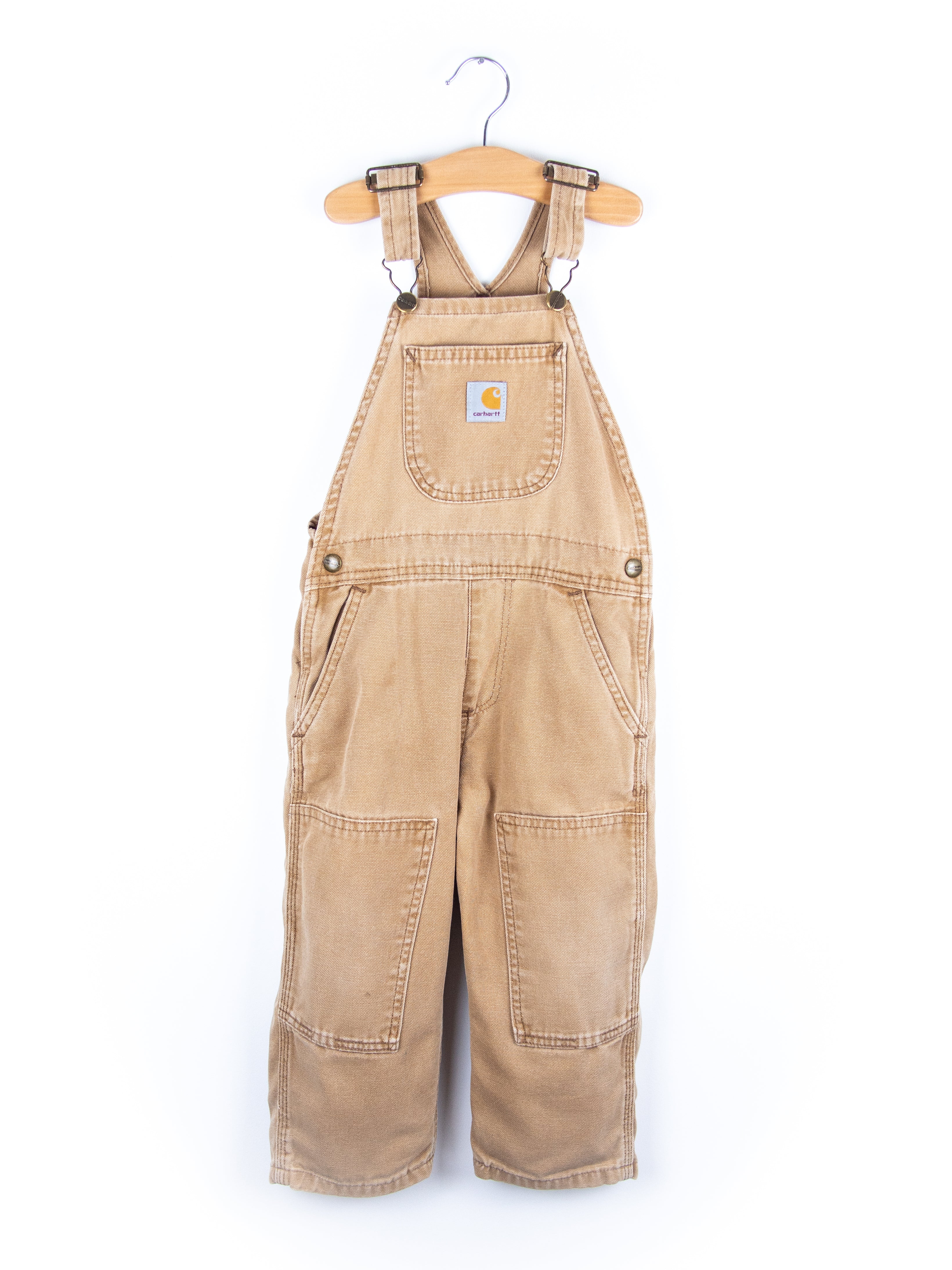 Carhartt Vintage Sand Canvas Dungarees - Age 3T