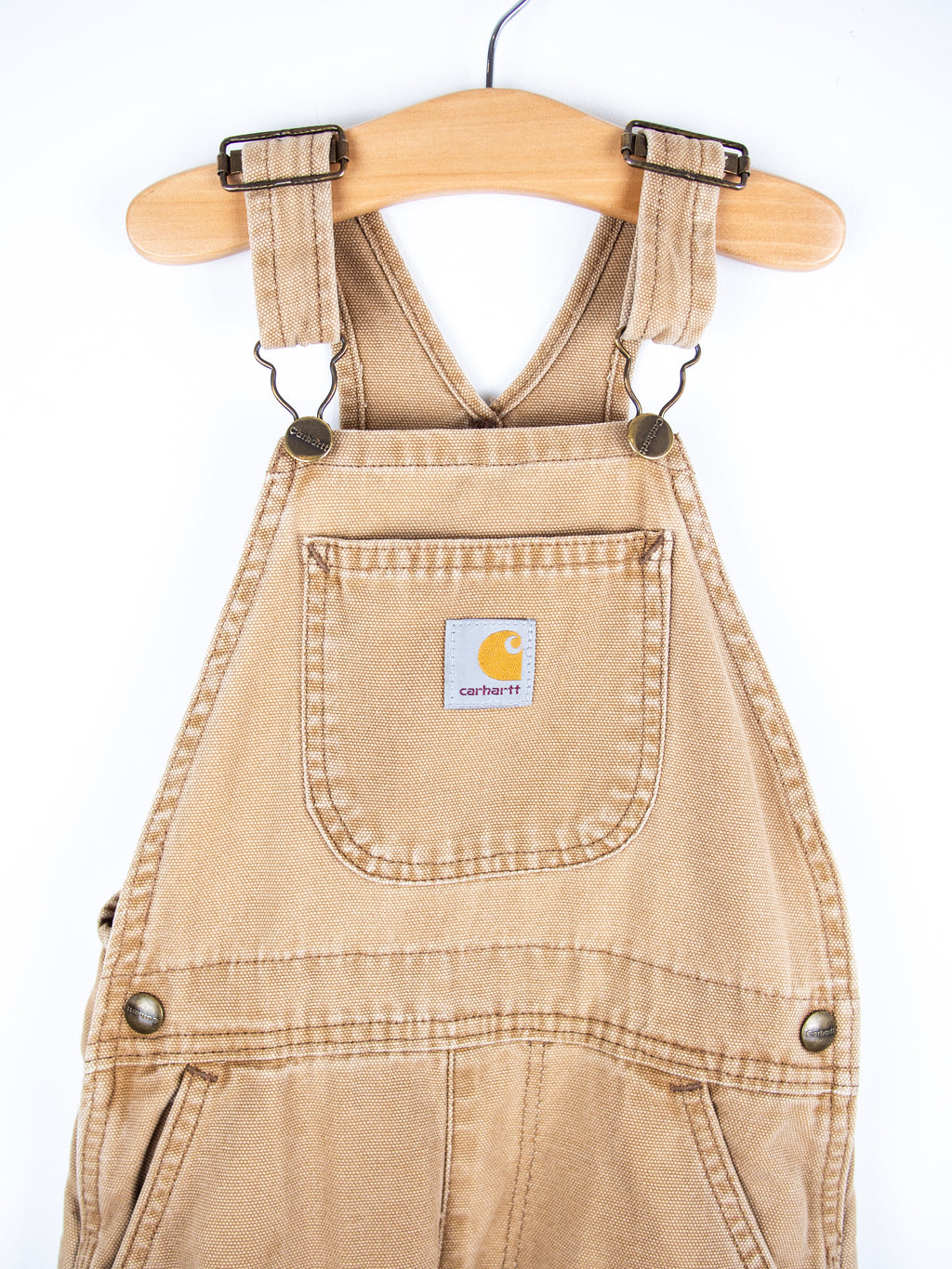 Carhartt Vintage Sand Canvas Dungarees - Age 3T