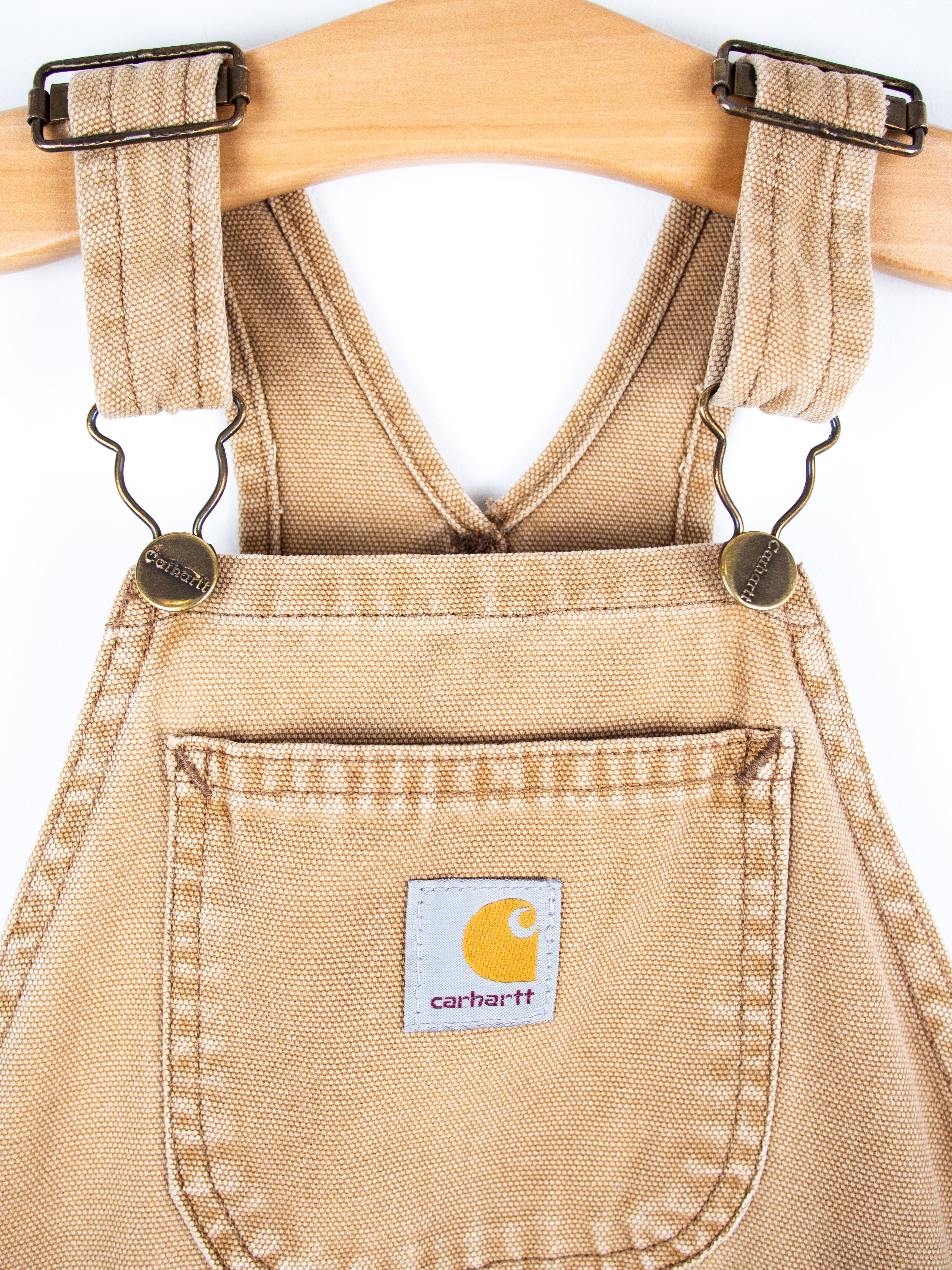 Carhartt Vintage Sand Canvas Dungarees - Age 3T