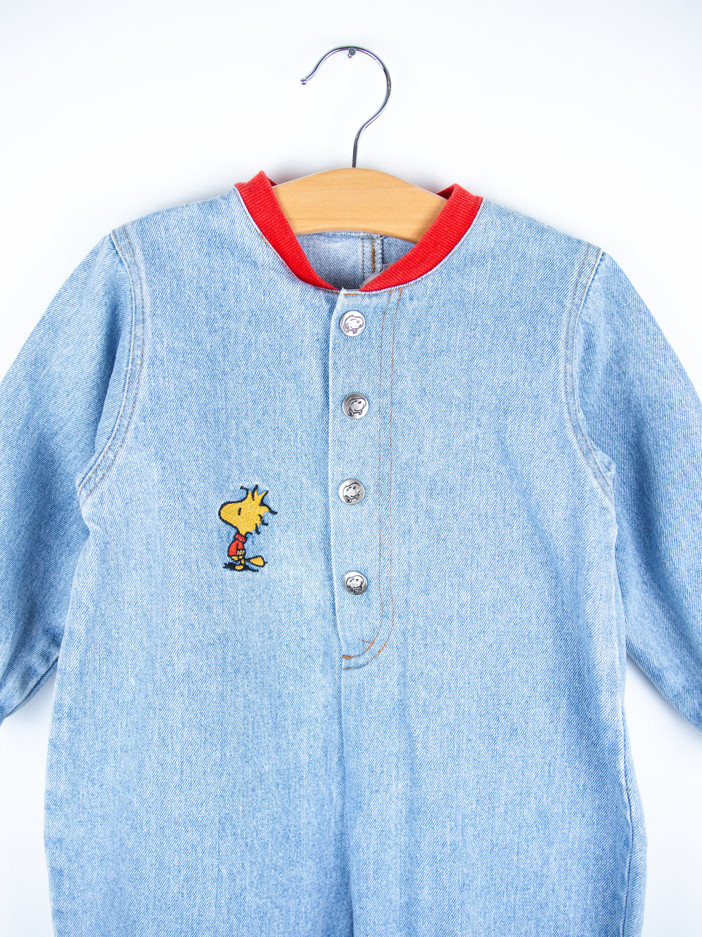 Vintage Rare Snoopy Denim Boiler Suit - Age 24 months