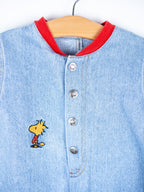 Vintage Rare Snoopy Denim Boiler Suit - Age 24 months