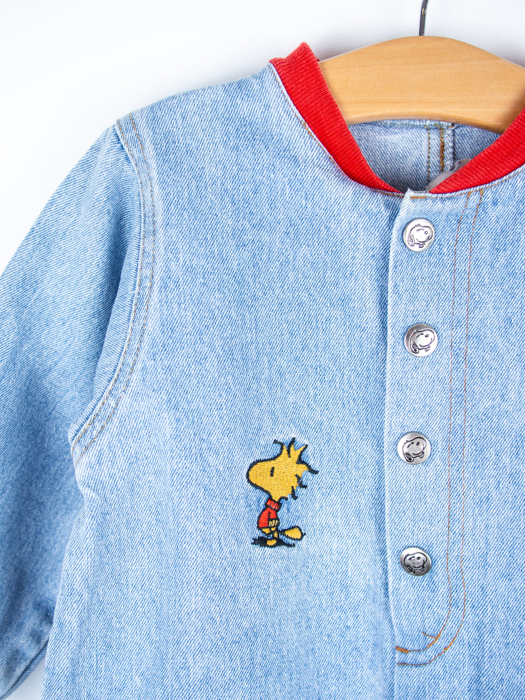 Vintage Rare Snoopy Denim Boiler Suit - Age 24 months